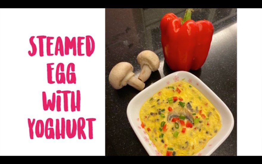 Steamed Egg with Yoghurt